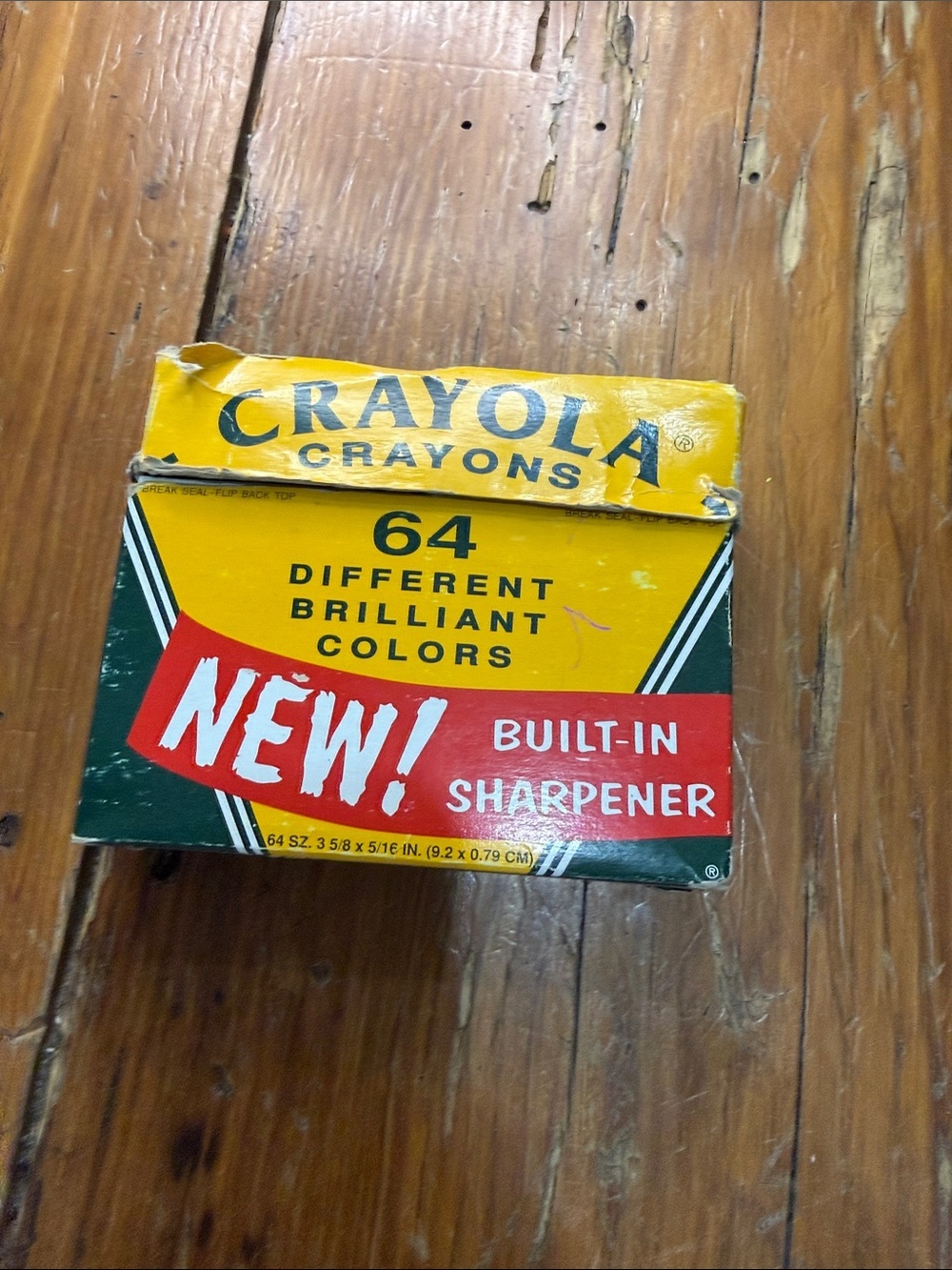 Vintage Crayola 64-Count Crayons limited edition 1958 Box retired colors